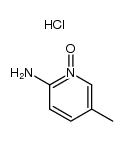 5-methyl-1-oxy-pyridin-2-ylamine, hydrochloride Structure