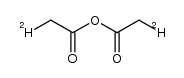 2-deuterio-acetic acid anhydride Structure