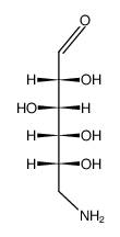 6-amino-6-deoxyglucopyranose Structure