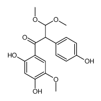 1-(2,4-Dihydroxy-5-methoxyphenyl)-2-(4-hydroxyphenyl)-3,3-dimethoxy-1-propanone picture