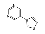 5-(thiophen-3-yl)pyrimidine Structure