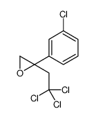 2-(3-chlorophenyl)-2-(2,2,2-trichloroethyl)oxirane结构式