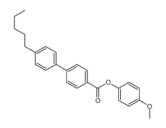 (4-methoxyphenyl) 4-(4-pentylphenyl)benzoate Structure
