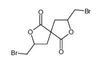 3,8-bis(bromomethyl)-2,7-dioxaspiro[4.4]nonane-1,6-dione Structure