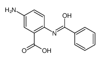 5-amino-2-benzamidobenzoic acid结构式
