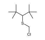 3-(chloromethylsulfanyl)-2,2,4,4-tetramethylpentane结构式