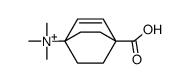 (1-carboxy-4-bicyclo[2.2.2]oct-2-enyl)-trimethylazanium Structure