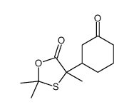 2,2,4-trimethyl-4-(3-oxocyclohexyl)-1,3-oxathiolan-5-one结构式