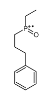 ethyl-oxo-(3-phenylpropyl)phosphanium Structure