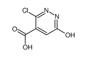 3-chloro-6-oxo-1H-pyridazine-4-carboxylic acid Structure