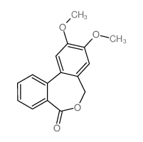 2,3-dimethoxy-5H-benzo[d][2]benzoxepin-7-one Structure