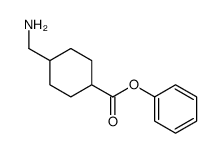 phenyl 4-(aminomethyl)cyclohexane-1-carboxylate Structure