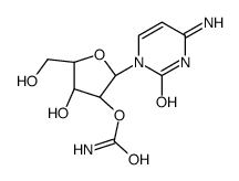 [(2R,3R,4R,5R)-2-(4-amino-2-oxopyrimidin-1-yl)-4-hydroxy-5-(hydroxymethyl)oxolan-3-yl] carbamate结构式