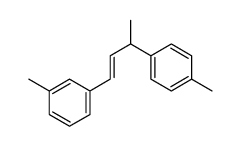 1-methyl-3-[3-(4-methylphenyl)but-1-enyl]benzene结构式