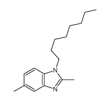 2,5-dimethyl-1-octylbenzimidazole Structure