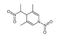 3,5-dimethyl-1-nitro-4-(1-nitroethyl)-4H-pyridine结构式