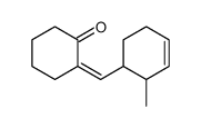 2-[(2-methylcyclohex-3-en-1-yl)methylidene]cyclohexan-1-one Structure