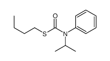 S-butyl N-phenyl-N-propan-2-ylcarbamothioate Structure