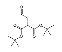 ditert-butyl 2-(2-oxoethyl)propanedioate Structure