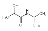 Propanamide,2-hydroxy-N-(1-methylethyl)- structure