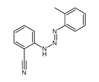 2-[2-(2-methylphenyl)iminohydrazinyl]benzonitrile结构式