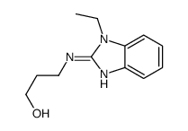 1-Propanol,3-[(1-ethyl-1H-benzimidazol-2-yl)amino]-(9CI) Structure