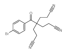 4-(4-bromobenzoyl)-4-(2-cyanoethyl)heptanedinitrile结构式