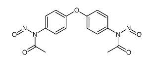 N-[4-[4-[acetyl(nitroso)amino]phenoxy]phenyl]-N-nitrosoacetamide结构式