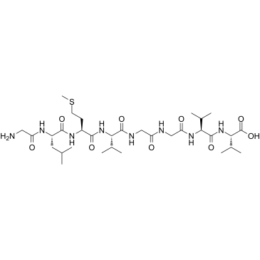 β-Amyloid 33-40结构式