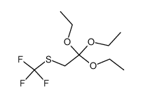 1,1,1-Triethoxy-2-[(trifluoromethyl)thio]ethane结构式