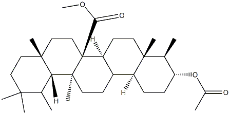 3α-(Acetyloxy)-D:A-friedooleanan-26-oic acid methyl ester结构式