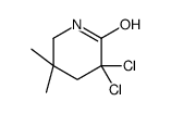 3,3-dichloro-5,5-dimethylpiperidin-2-one Structure
