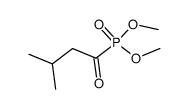 dimethyl (3-methylbutanoyl)phosphonate Structure