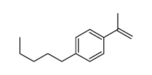 1-pentyl-4-prop-1-en-2-ylbenzene Structure