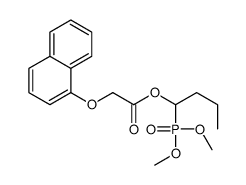 1-dimethoxyphosphorylbutyl 2-naphthalen-1-yloxyacetate Structure