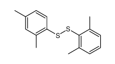 2,4-xylyl 2,6-xylyl disulphide Structure