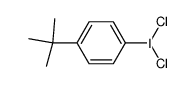 4-tButyl iodobenzenedichloride Structure