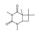 2,4,6,7,7-pentamethyl-2,4-diazabicyclo[4.2.0]octane-3,5-dione Structure