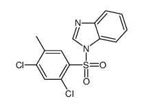 1-(2,4-dichloro-5-methylphenyl)sulfonylbenzimidazole Structure