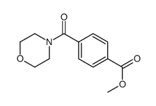 4-(吗啉-4-羰基)苯甲酸甲酯结构式