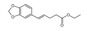 ethyl 5-(1,3-benzodioxol-5-yl)pent-4-enoate结构式