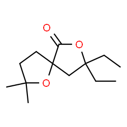 1,7-Dioxaspiro[4.4]nonan-6-one,8,8-diethyl-2,2-dimethyl-(9CI) structure