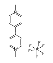 1,1'-Dimethyl-4,4'-bipyridinium bishexafluorophosphate结构式