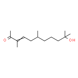 10-Hydroxy-3,6,10-trimethyl-3-undecen-2-one Structure