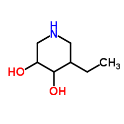 3,4-Piperidinediol, 5-ethyl- (9CI)结构式