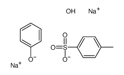 disodium,4-methylbenzenesulfonic acid,phenol,sulfate Structure