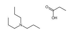 N,N-dipropylpropan-1-amine,propanoic acid结构式