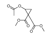 dimethyl 2-acetyloxycyclopropane-1,1-dicarboxylate结构式