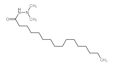 Hexadecanoic acid,2,2-dimethylhydrazide Structure