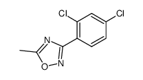 3-(2,4-dichlorophenyl)-5-methyl-1,2,4-oxadiazole结构式